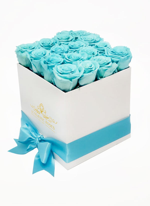 Medium Eternal Square Box – Le Majestic Roses & Decor