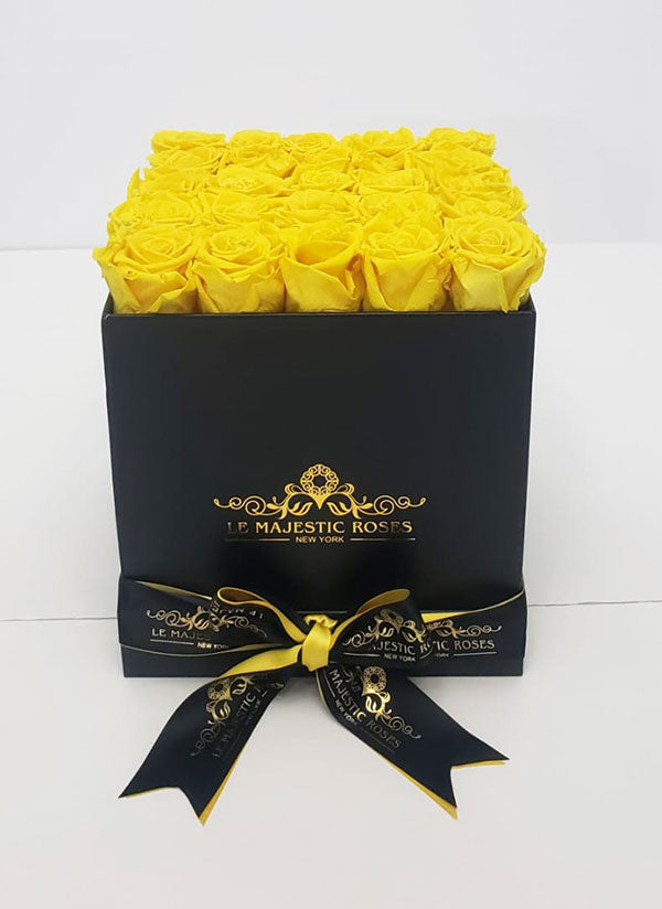 Medium Eternal Square Box – Le Majestic Roses & Decor